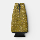 スタイリッシュグリッター金ゴールド ボトルクーラー (裏面)