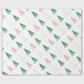 スタイリッシュコンテンポラリーツリー ラッピングペーパー (フラット)