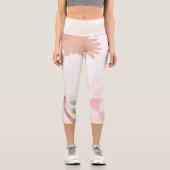 スタイリッシュサポート：女性のためのヨガパンツ&レギンス カプリレギンス (正面)