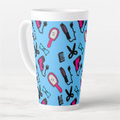 スタイリッシュサロン カフェラテマグ (左アングル)