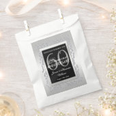 スタイリッシュシルバーダイヤ結婚モンド60周年 フェイバーバッグ (クリップ留めされた状態)