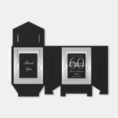 スタイリッシュシルバーダイヤ結婚モンド60周年 フェイバーボックス (折り畳みなし)