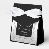 スタイリッシュシルバーダイヤ結婚モンド60周年 フェイバーボックス (正面サイド)