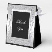 スタイリッシュシルバーダイヤ結婚モンド60周年 フェイバーボックス (裏面サイド)