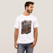 スタイリッシュシルバー 専念は結果に等しい Tシャツ (正面フル)