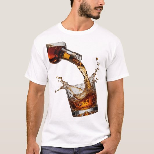 スタイリッシュシルバー WHISKY SPLASH Tシャツ (正面)