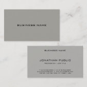 スタイリッシュシンプルデザインモダンテンプレートプロフェッショナル 名刺 (正面/裏面)