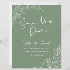 スタイリッシュシンプルミニマルエレガントモダンセージ