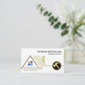 スタイリッシュシンプル屋上家縁どの改装 名刺 (スタンド正面)