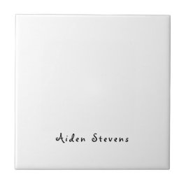 スタイリッシュシンプル平黒白ミニマル タイル