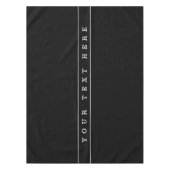 スタイリッシュシンプル文字とシンストライプ テーブルクロス (正面)