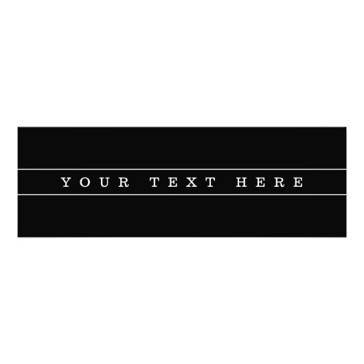 スタイリッシュシンプル文字とシンストライプ フォトプリント            (正面)