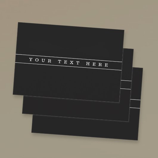 スタイリッシュシンプル文字とシンストライプ ラッピングペーパーシート