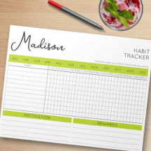 スタイリッシュシンプル毎日の習慣トラッカー