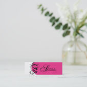 スタイリッシュジュエリーラベル スキニー名刺 (スタンド正面)