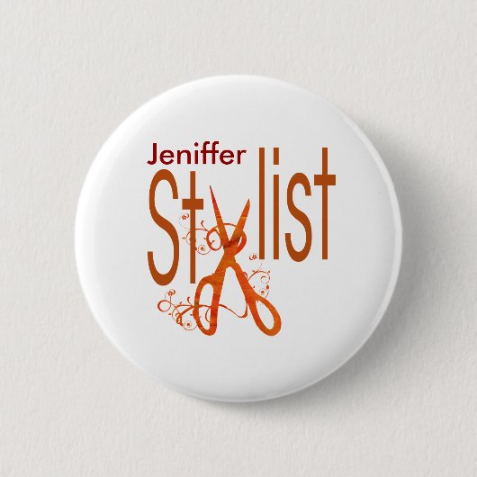 スタイリッシュスエレガントリストデザイン 缶バッジ (正面)