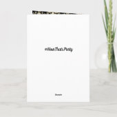 スタイリッシュスカル替え誕生日カード シーズンカード (裏面)