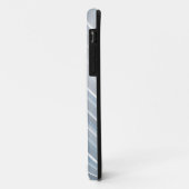 スタイリッシュストライプの青 Case-Mate iPhoneケース (裏面/左)