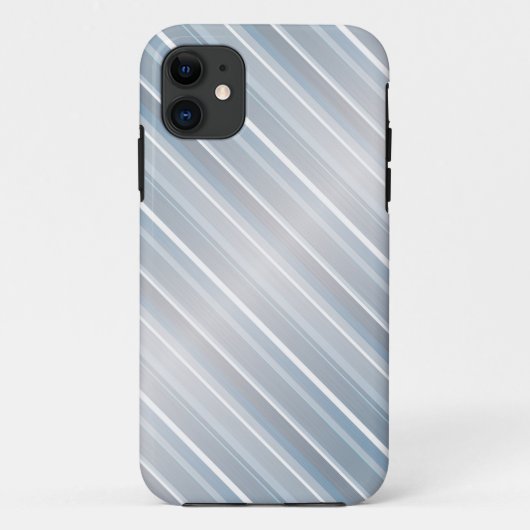 スタイリッシュストライプの青 Case-Mate iPhoneケース (裏面)