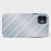 スタイリッシュストライプの青 Case-Mate iPhoneケース (裏面(横))