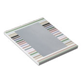 スタイリッシュストライプデザイン ノートパッド (アングル)