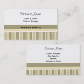 スタイリッシュストライプ名刺 名刺 (正面/裏面)