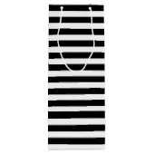 スタイリッシュストライプ抱き枕 ワインギフトバッグ (裏面)