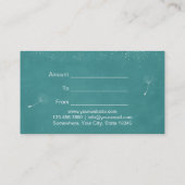 スタイリッシュターコイズタンデロン商品券 割引カード (裏面)