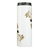 スタイリッシュダイアモンズブラック金ゴールドバラモノグラム タンブラー (裏面)