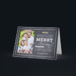スタイリッシュチャークホリデーフォトカード シーズンカード<br><div class="desc">このシー祝ズンは、Berry Berry Sweetのホリデーカードスタイリッシュとこのシーズンです。</div>