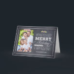 スタイリッシュチャークホリデーフォトカード シーズンカード<br><div class="desc">このシー祝ズンは、Berry Berry Sweetのホリデーカードスタイリッシュとこのシーズンです。</div>