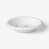 スタイリッシュテンプレート会社のロゴ文字 ペーパーボウル (傾斜あり)