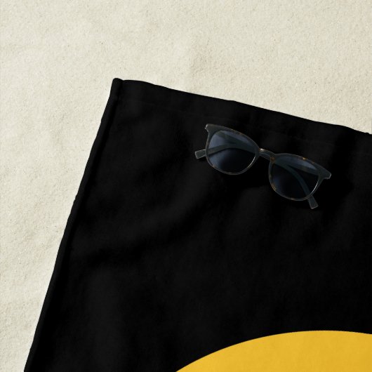 スタイリッシュデザインすごいパパパーソナライズされた願い ビーチタオル (インサイチュ)