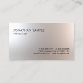 スタイリッシュデザインシンプルミニマルモダンリストシック 名刺 (正面)