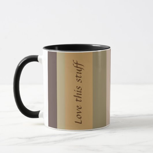 スタイリッシュデザインストライプ マグカップ (左)