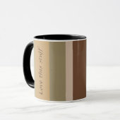 スタイリッシュデザインストライプ マグカップ (正面左)