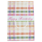 スタイリッシュデザインプリント ミディアムペーパーバッグ (裏面)