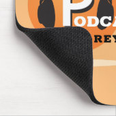 スタイリッシュデザイン、ポッドキャスター、ポッドキャスト マウスパッド (コーナー)