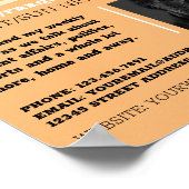 スタイリッシュデザイン、ポッドキャスター、ポッドキャ広告スト ポスター (角)