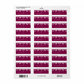 スタイリッシュトレンディースクリプトのクリスマス ラベル (フルシート)