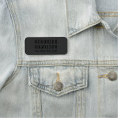 スタイリッシュトレンディーブラックアウトモダンミニマシンプルリスト 名札 (インサイチュ)