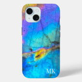 スタイリッシュトレンディーモダンカラフルイニシャルモノグラム Case-Mate iPhoneケース (裏面)