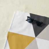 スタイリッシュトレンディーモダン抽象芸術 ビーチタオル (インサイチュ)