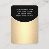 スタイリッシュトレンディー 名刺 (裏面)