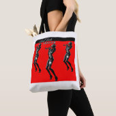 スタイリッシュトート – 人、機械、音楽のメドレー！ トートバッグ (クローズアップ)