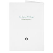 スタイリッシュハッピーバースデーの個人用名札 (裏面)