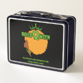 スタイリッシュハロウィンアフロクイーンハロウィーン メタルランチボックス (裏面)
