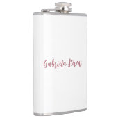 スタイリッシュバラ金ゴールド書名白 フラスク (右)