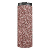 スタイリッシュバラ金ゴールド熱タンブラフェイクグリッター タンブラー (裏面)