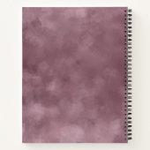 スタイリッシュバラ金ゴールド色トレンディーテンプレートモダン ノートブック (裏面)